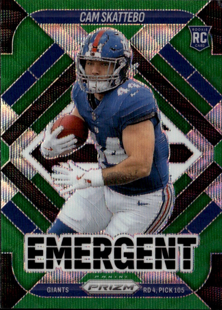 2025 Prizm Cam Skattebo graded slab