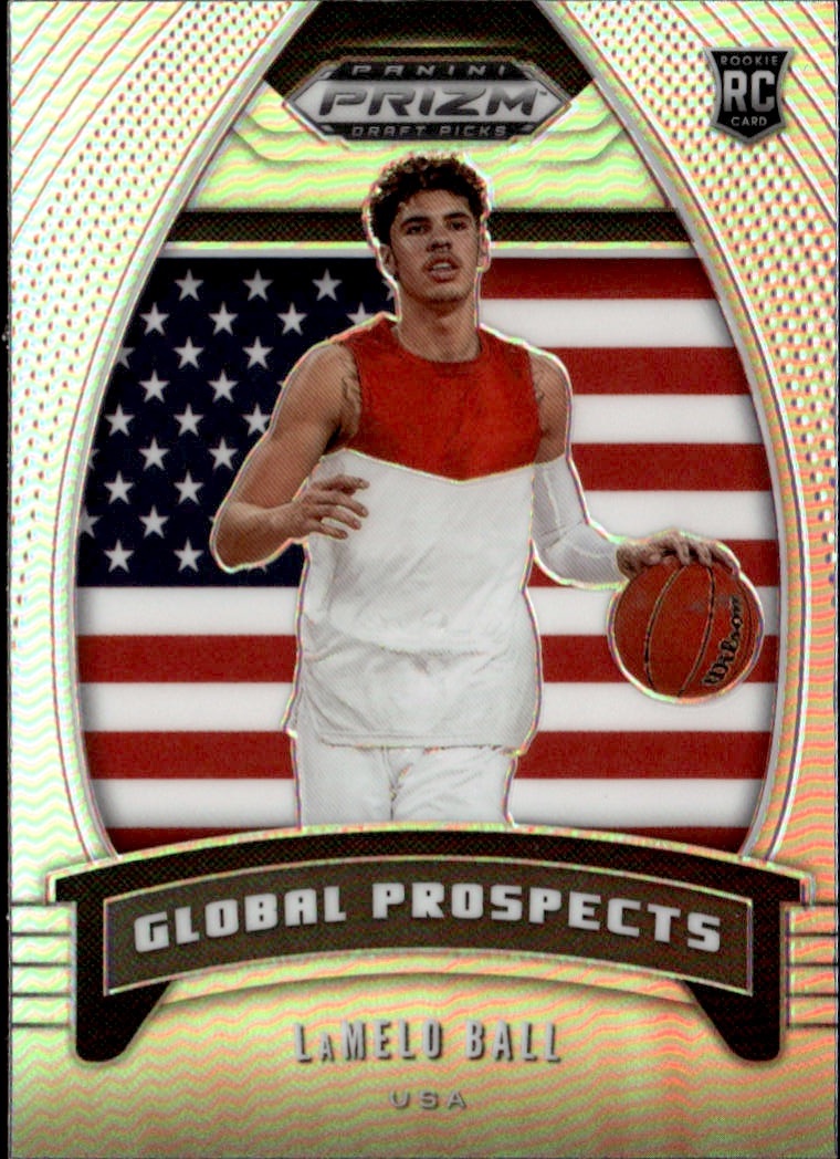 2020 Prizm Draft Picks Lamelo Ball graded slab