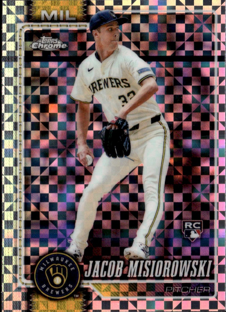 2026 Topps Chrome Jacob Misiorowski graded slab
