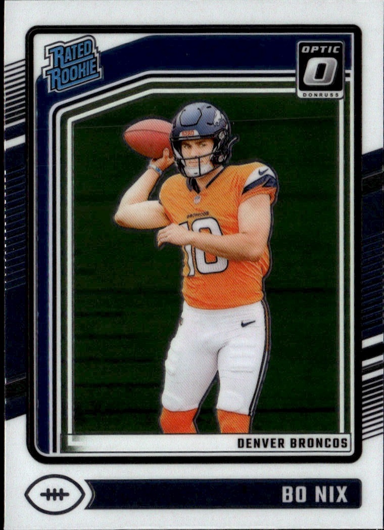 Bo Nix graded slab