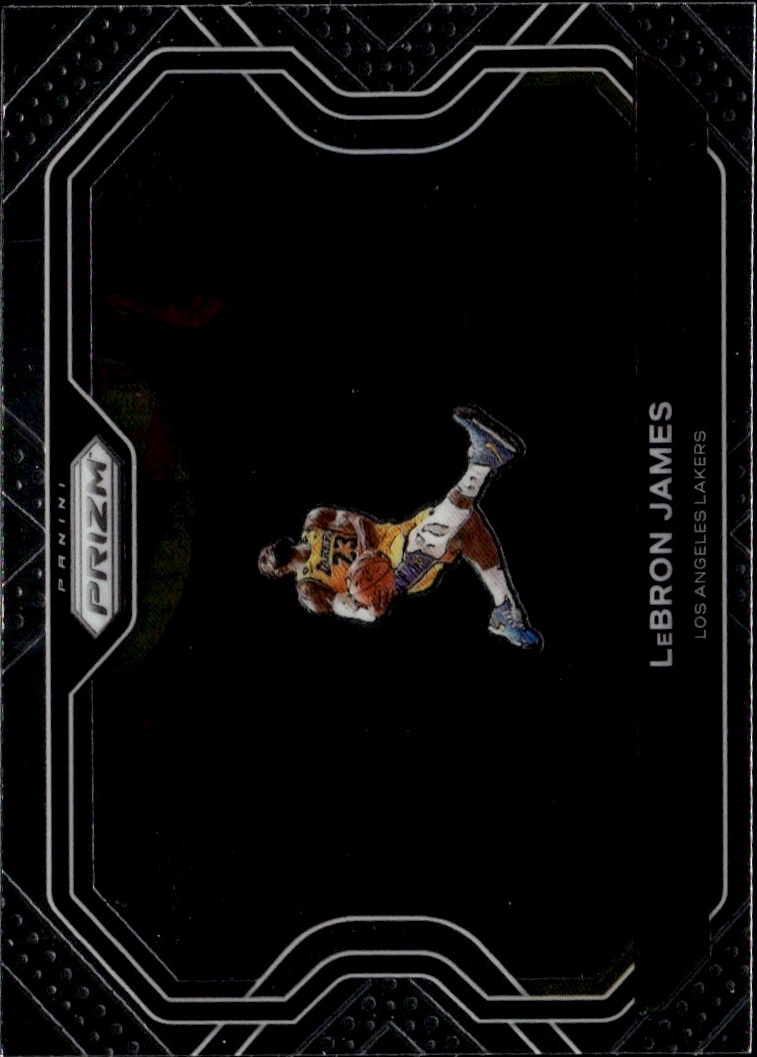 2020 Prizm Lebron James graded slab