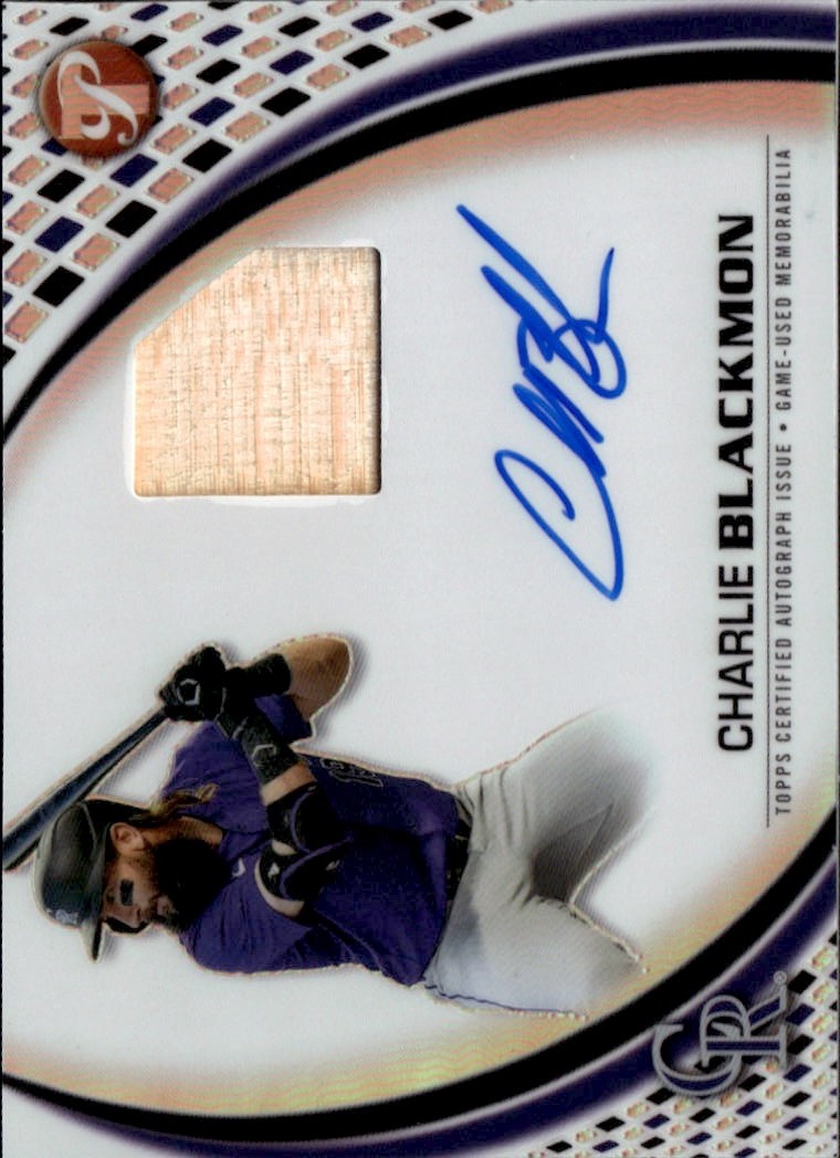 2026 Topps Pristine Charlie Blackmon graded slab