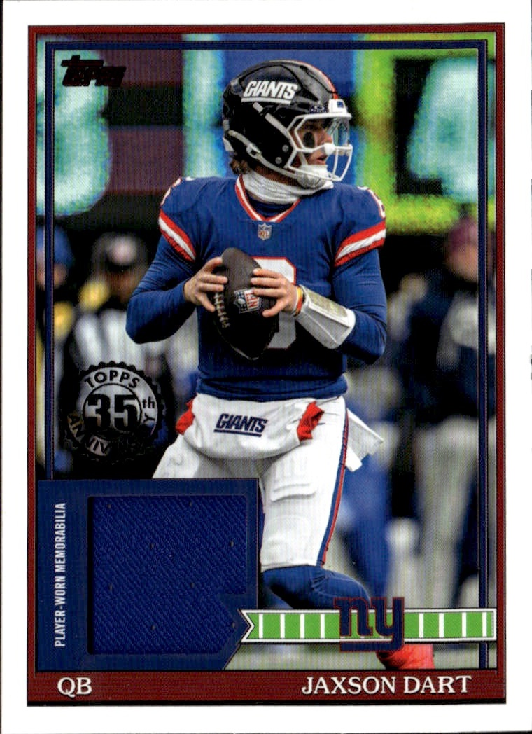 2026 Topps Flagship Jaxson Dart graded slab
