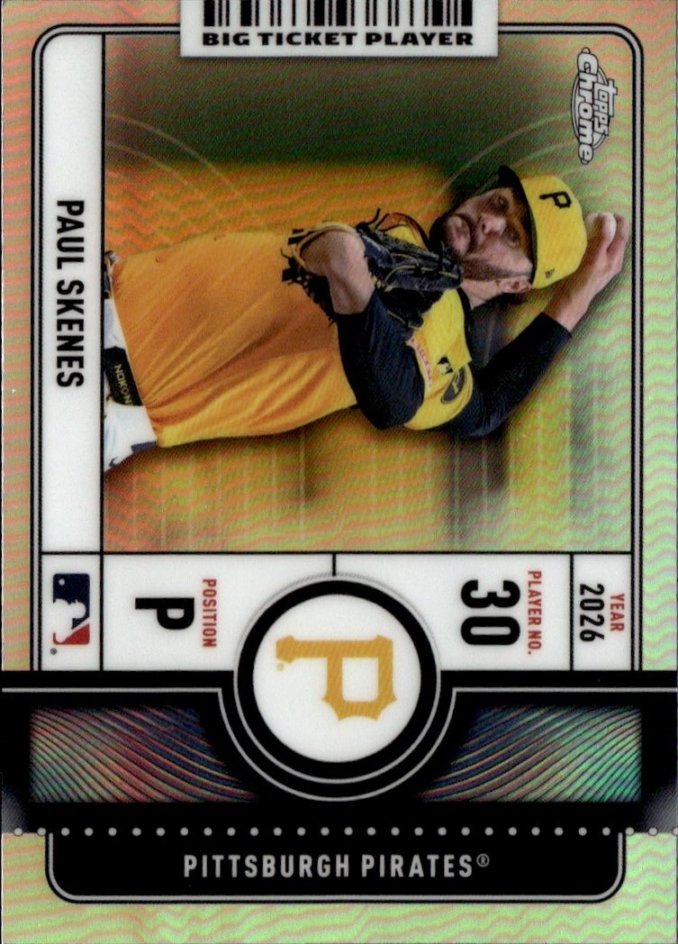 2026 Topps Chrome Paul Skenes graded slab