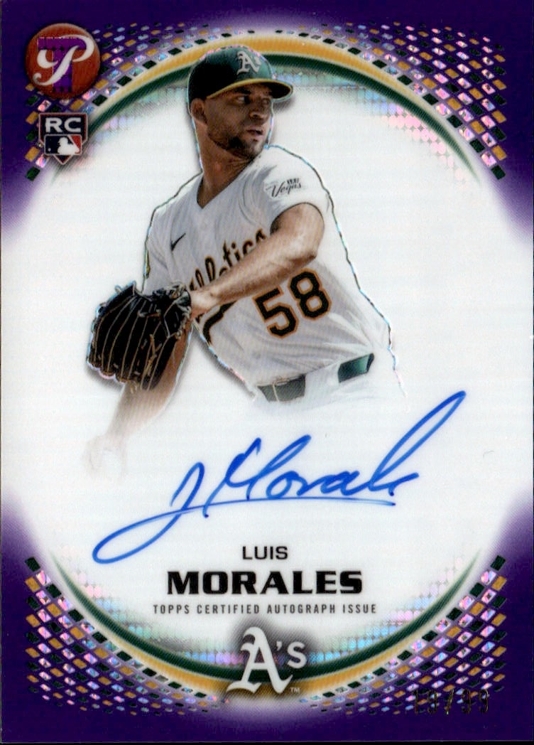 2026 Topps Pristine Luis Morales graded slab