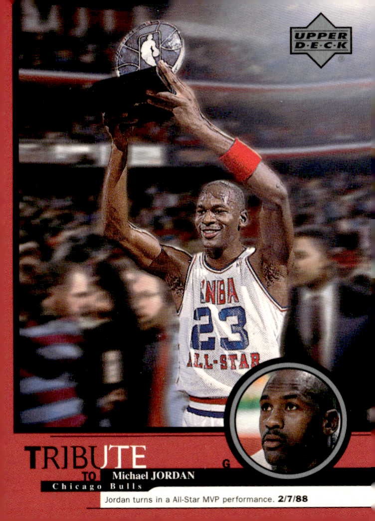1999 UD Tribute Michael Jordan graded slab