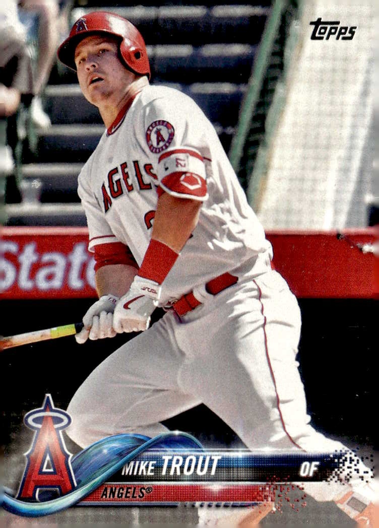 2018 Topps Mike Trout graded slab