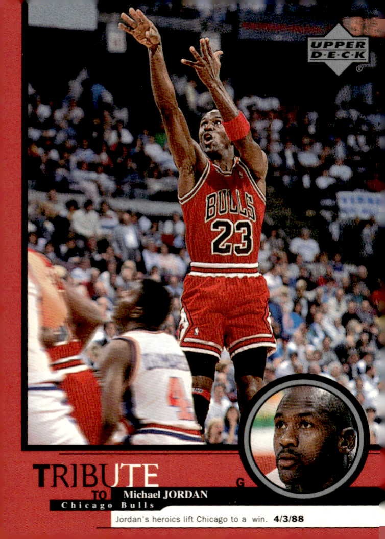 1999 UD Tribute Michael Jordan graded slab