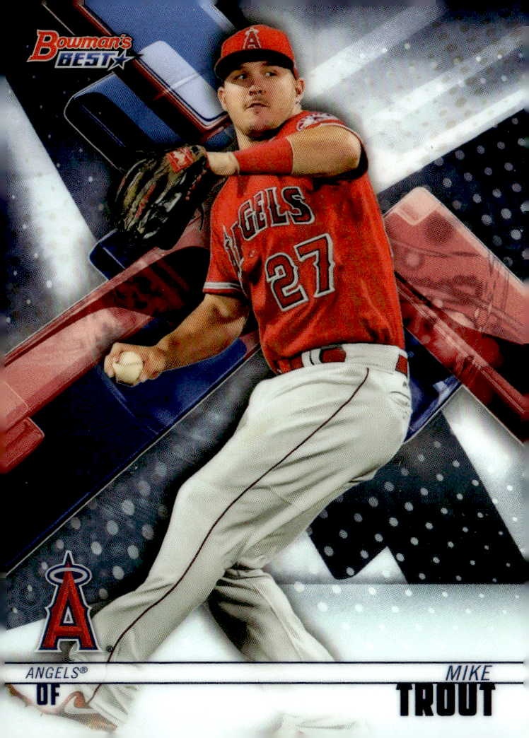 2018 Bowman Best Mike Trout graded slab
