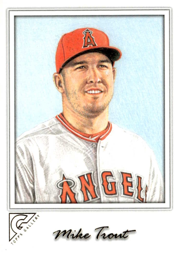 2017 Topps Gallery Mike Trout graded slab