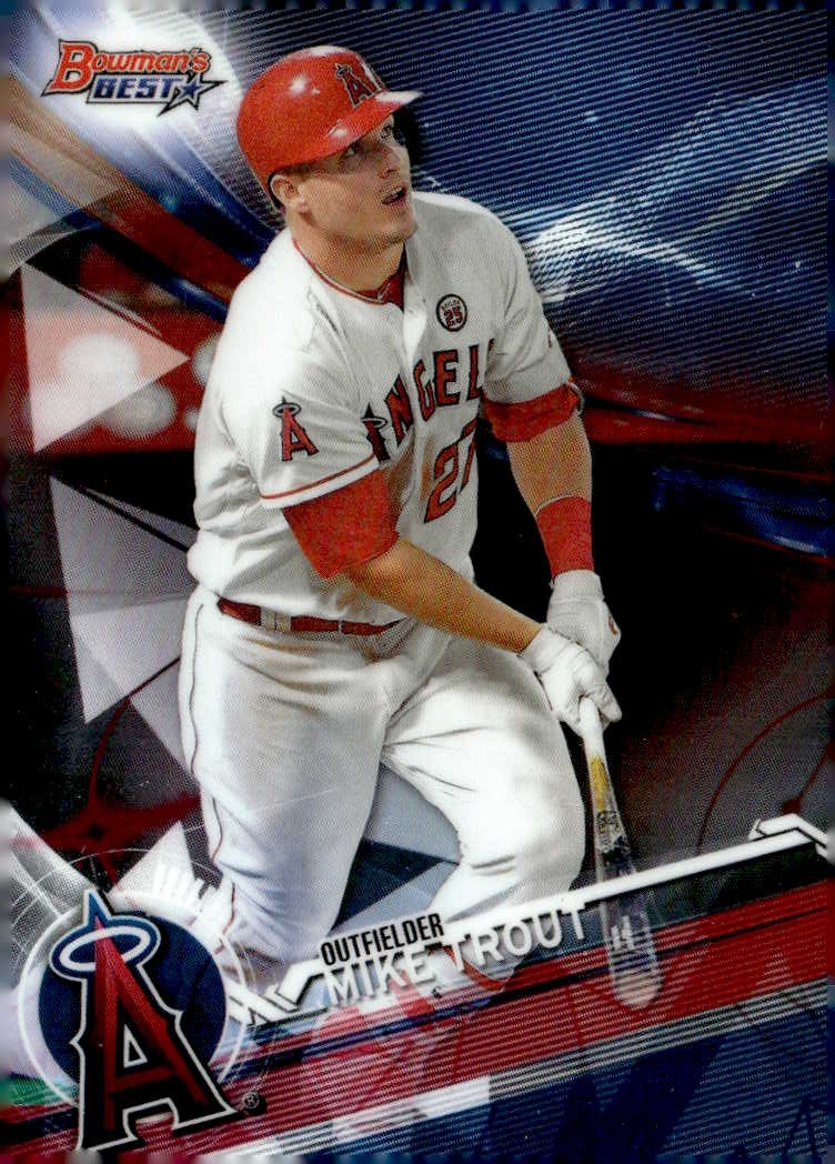 2017 Bowman Best Mike Trout graded slab