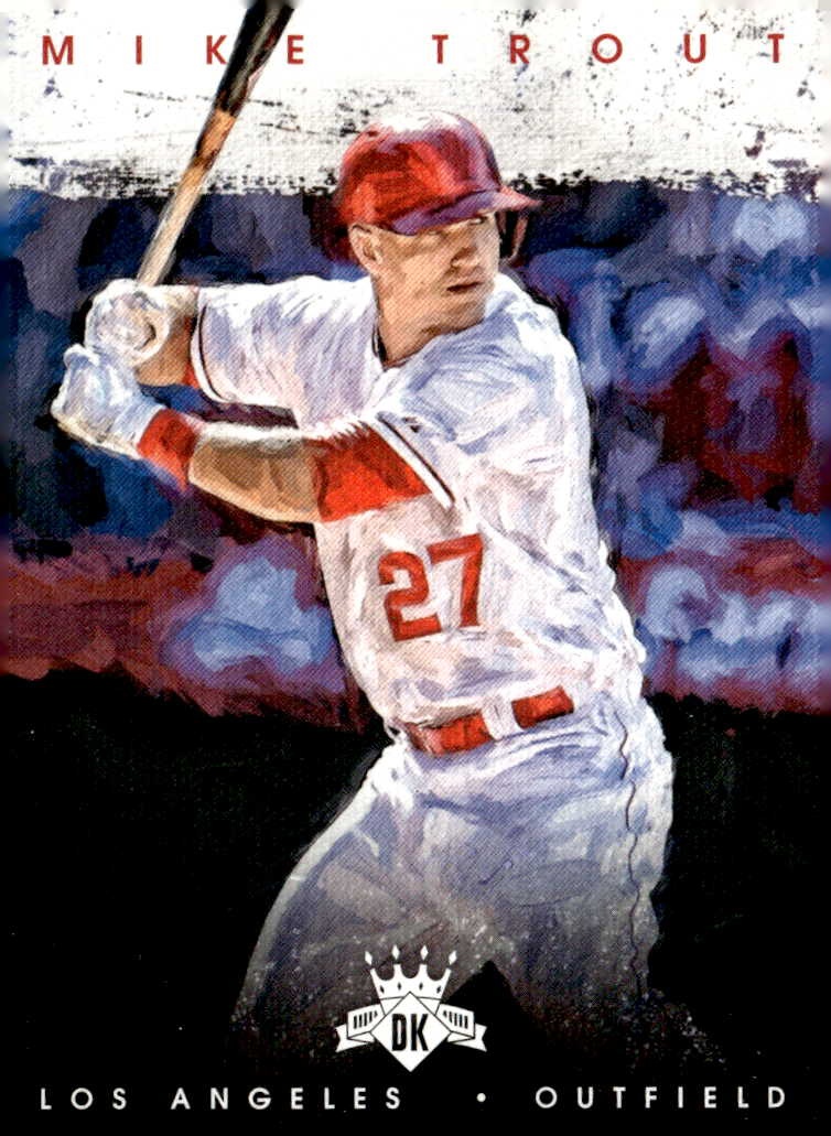 2016 Diamond Kings Mike Trout graded slab