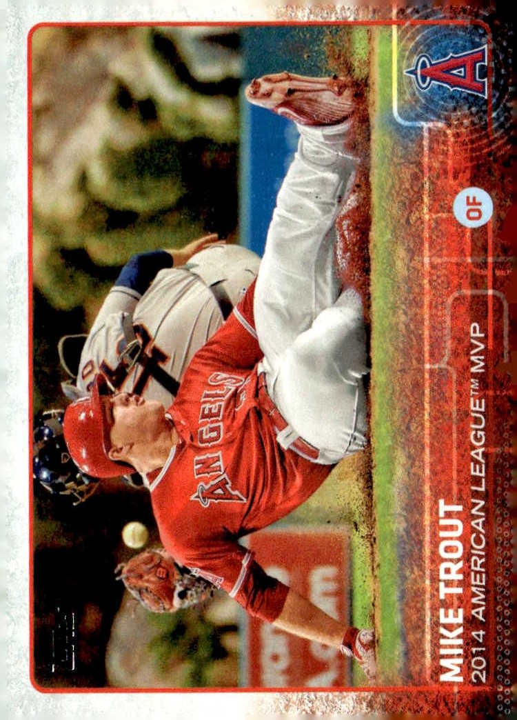 2015 Topps Mike Trout graded slab