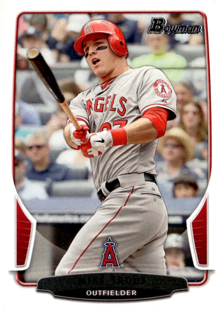 2013 Bowman Mike Trout graded slab