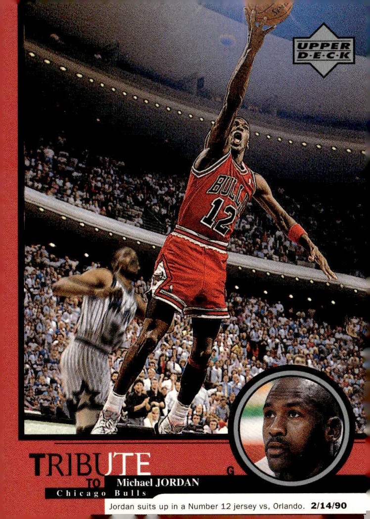 1999 Upper Deck Tribute To Michael Jordan Michael Jordan graded slab