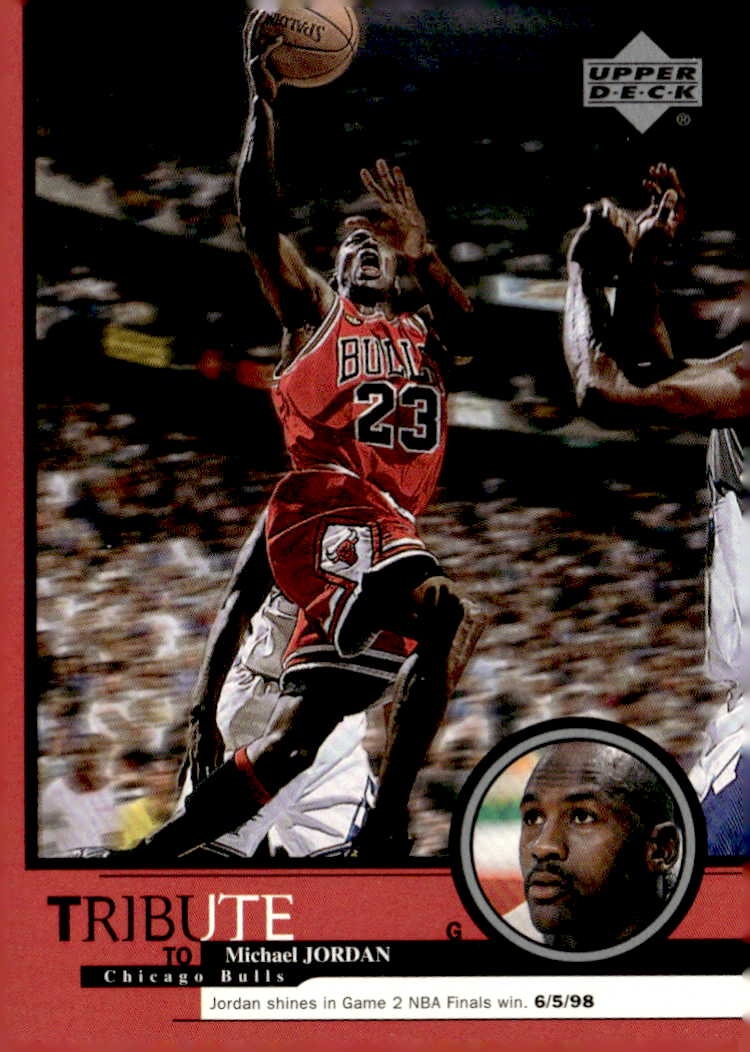 1999 UD Tribute Michael Jordan graded slab