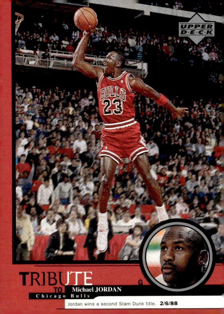 Michael Jordan (Second Slam Dunk Title 2/6/88) graded slab