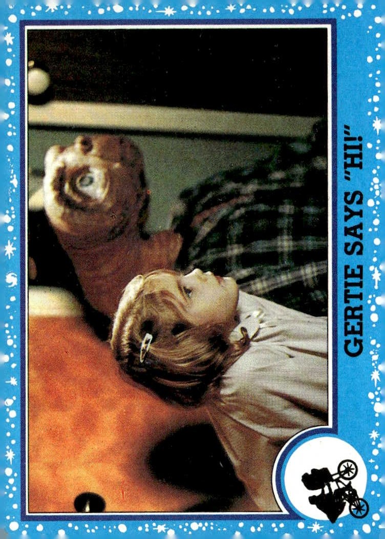1982 Topps E.T. Gertie graded slab