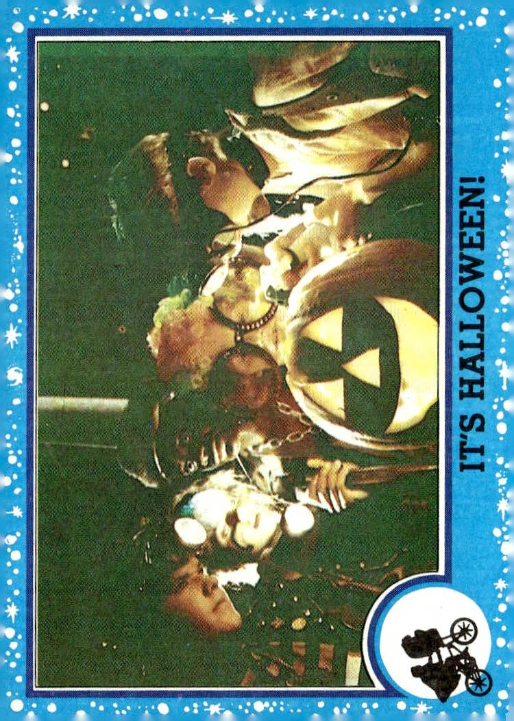 1982 Topps E.T. It'S Halloween! graded slab