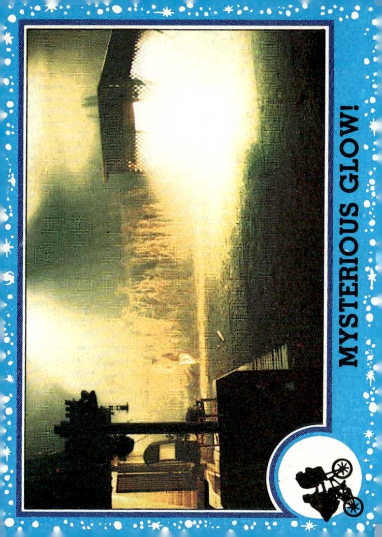 1982 Topps E.T. Mysterious Glow! graded slab