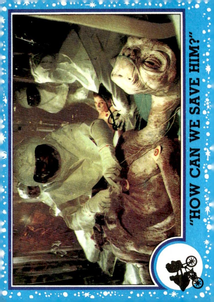 1982 Topps E.T. How Can We Save Him? graded slab