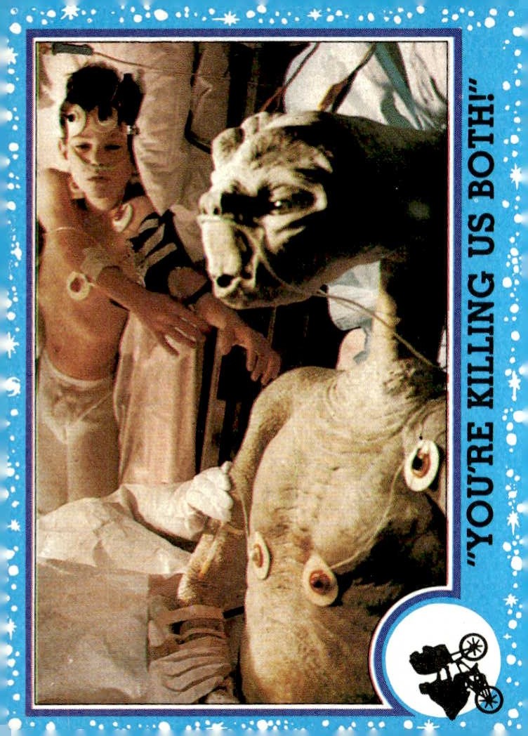 1982 Topps E.T. You'Re Killing Us Both! graded slab
