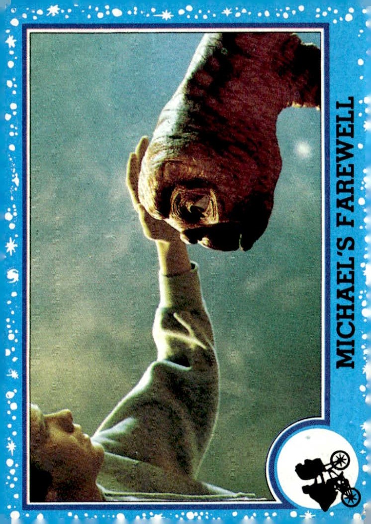 1982 Topps E.T. Michael'S Farewell graded slab