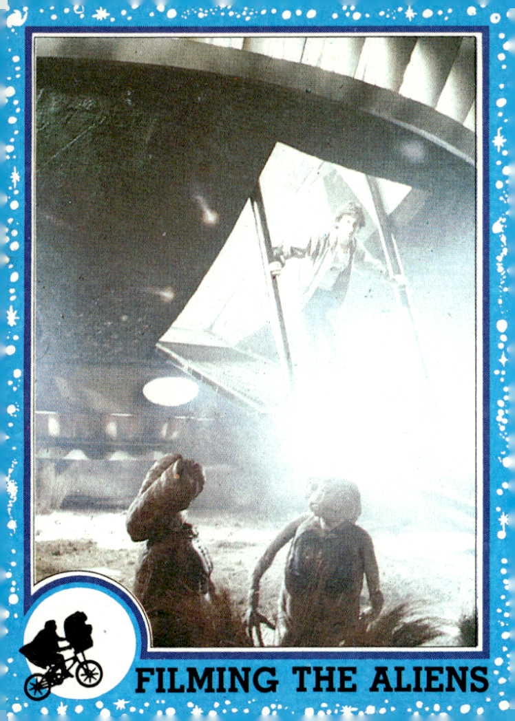 1982 Topps E.T. Filming The Aliens graded slab