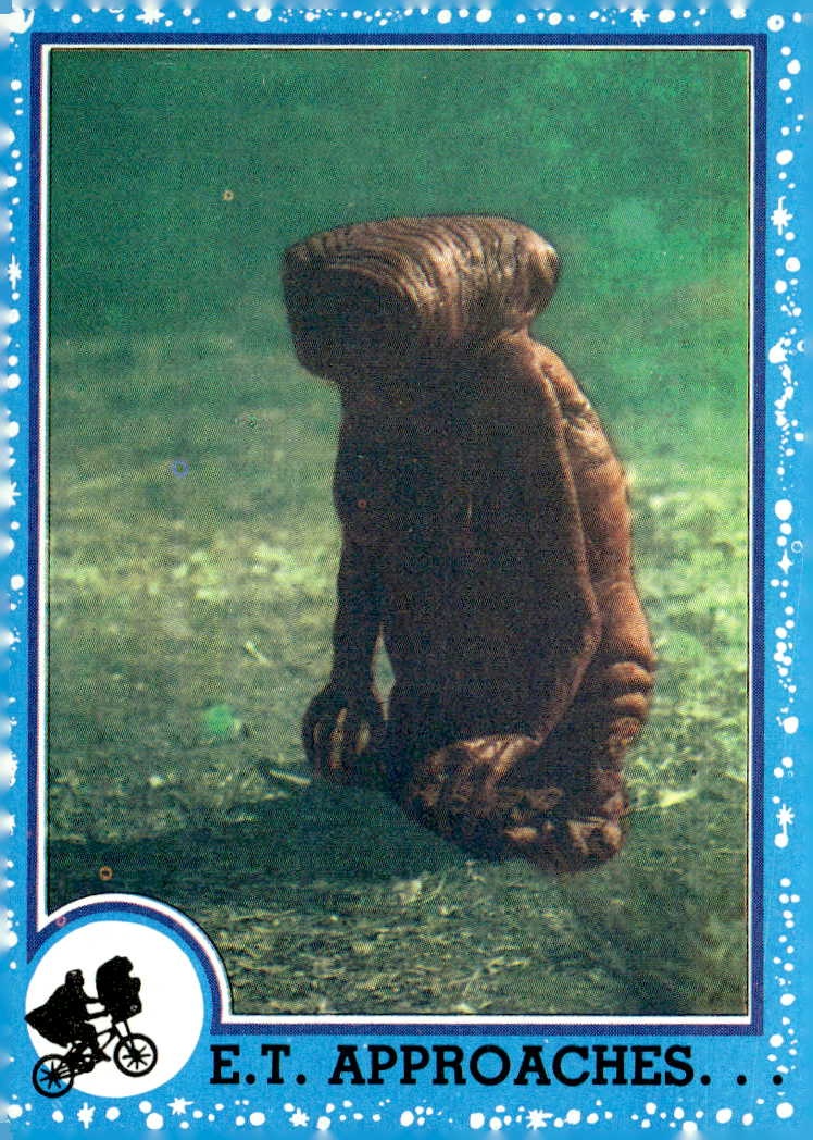 1982 Topps E.T. E.T. Approaches graded slab