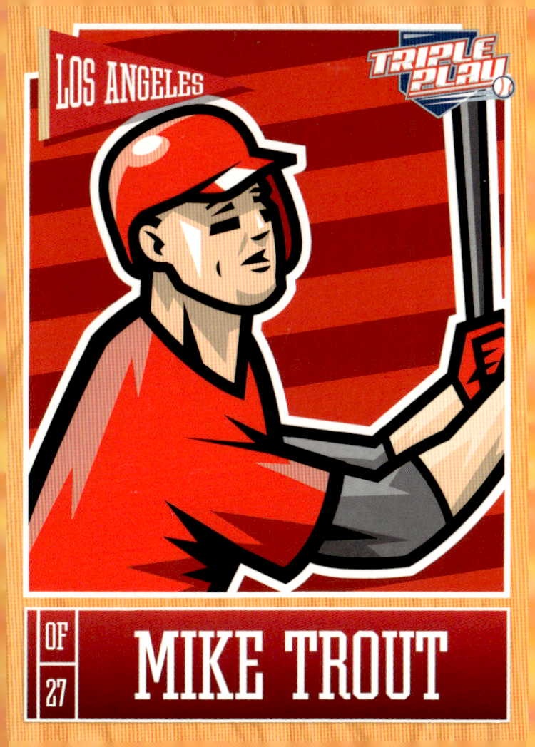2013 Triple Play Mike Trout graded slab