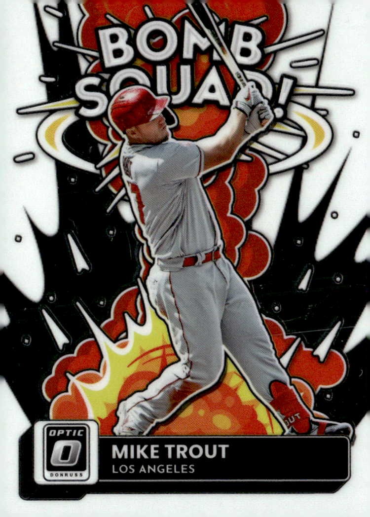 2022 Donruss Optic Mike Trout graded slab