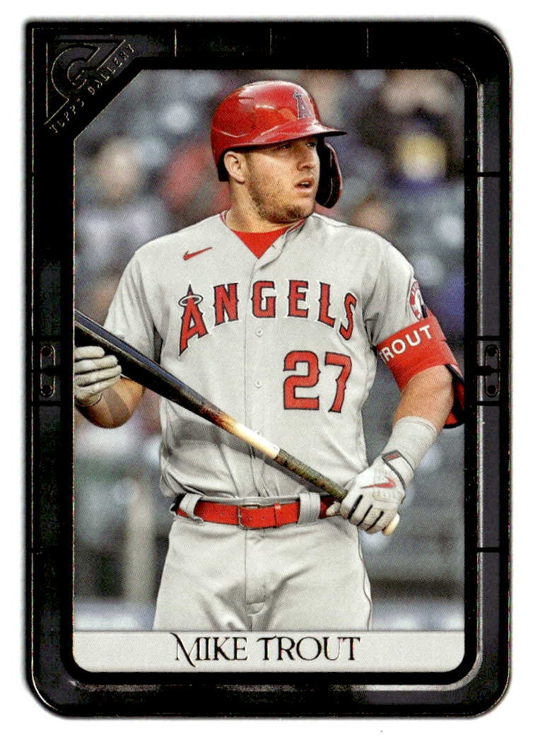 2021 Topps Gallery Mike Trout graded slab