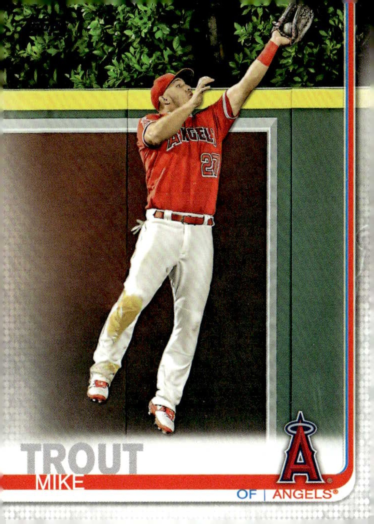 2019 Topps Mike Trout graded slab