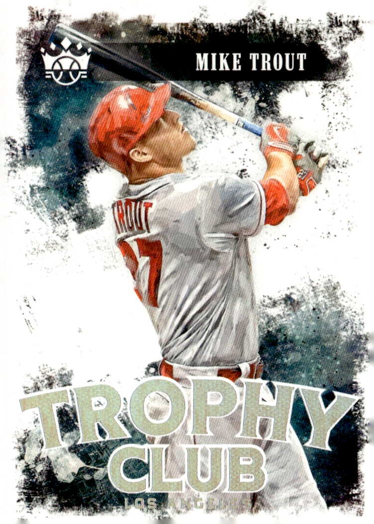 2018 Diamond Kings Mike Trout graded slab
