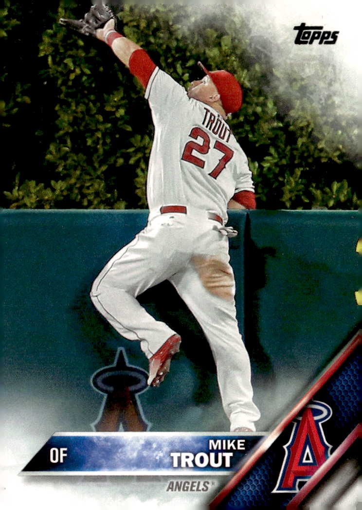 2016 Topps Mike Trout graded slab