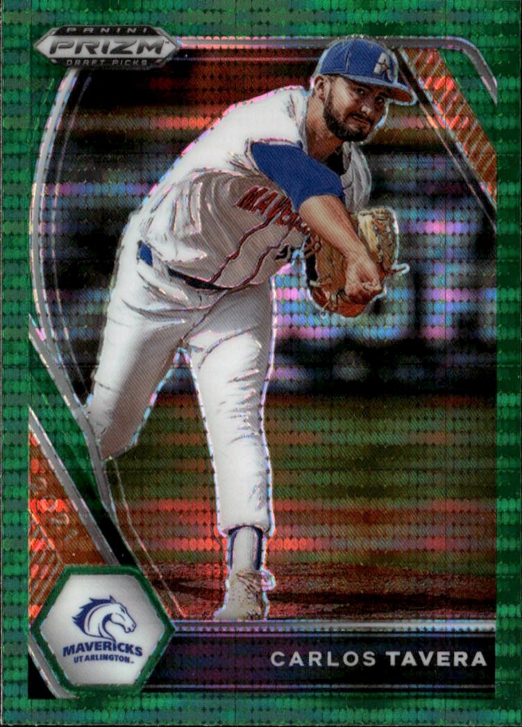 2021 Prizm Draft Picks Carlos Tavera graded slab
