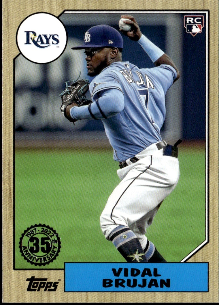 2022 Topps Vidal Brujan graded slab