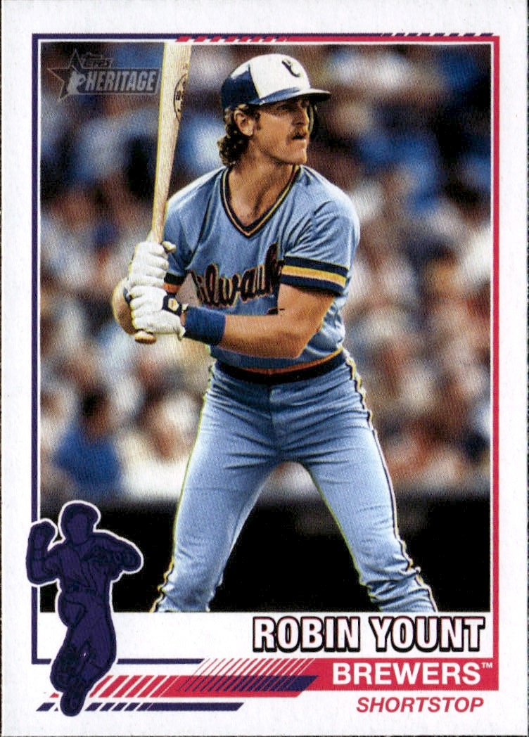 2025 Topps Heritage Robin Yount graded slab