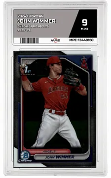 2024 BOWMAN CHROME PROSPECTS #BCP-78 JOHN WIMMER MPE 9 MINT — graded card up for auction