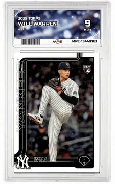 2025 TOPPS #97 WILL WARREN MPE 9 MINT — graded card up for auction