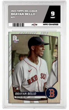 2023 TOPPS BIG LEAGUE #211 BRAYAN BELLO MPE 9 MINT — graded card up for auction