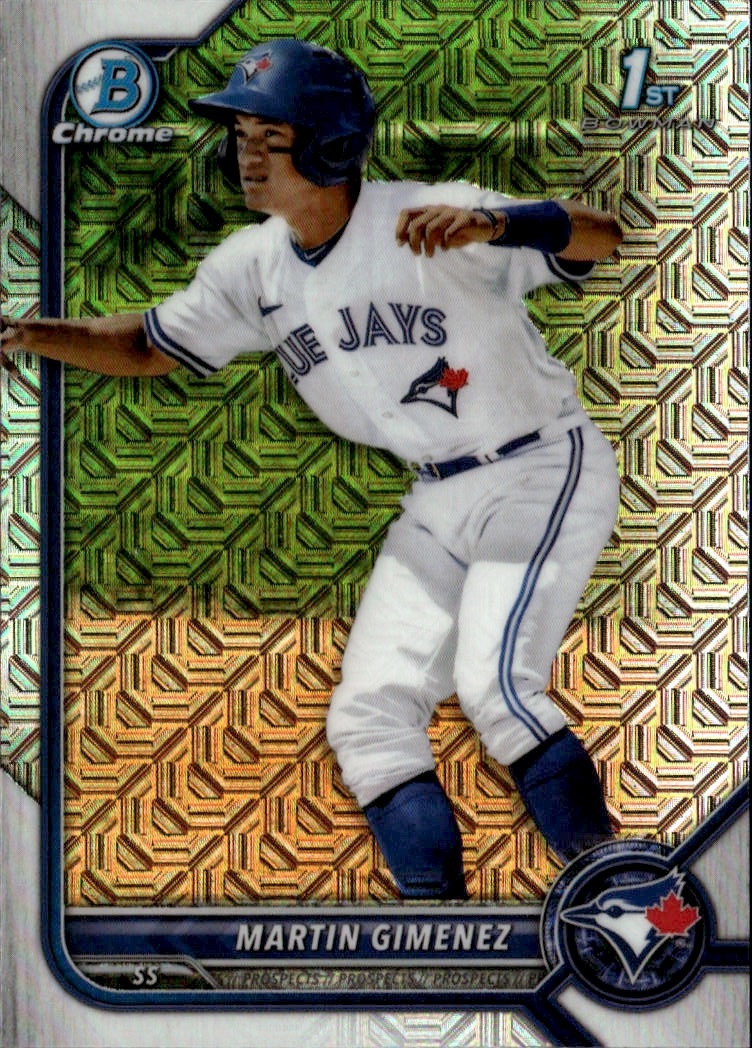 2022 Bowman Mega Box Martin Gimenez graded slab