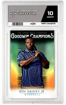2021 UD GOODWIN CHAMPS #47 KEN GRIFFEY JR. MPE 10 GEM/MT — graded card up for auction