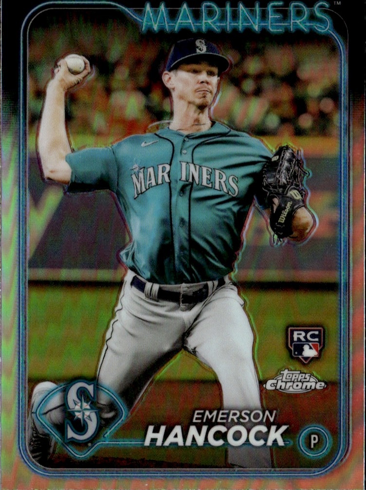 2024 Topps Chrome Emerson Hancock graded slab