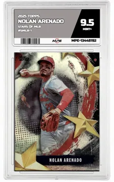 2025 TOPPS STARS OF MLB #SMLB-1 NOLAN ARENADO MPE 9.5 MINT+ — graded card up for auction