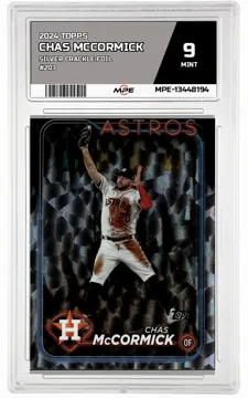 2024 TOPPS Silver Crackle Foil #203 CHAS MCCORMICK MPE 9 MINT — graded card up for auction