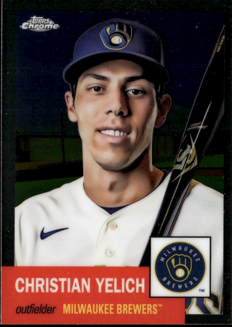 2022 Platinum Anniversary Christian Yelich graded slab