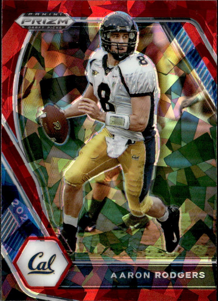 2021 Prizm Draft Picks Aaron Rodgers graded slab