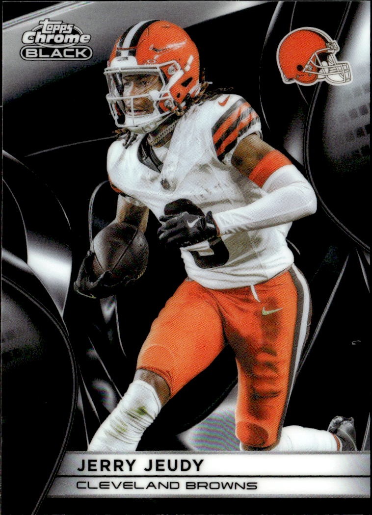 2025 Topps Chrome Black Jerry Jeudy graded slab