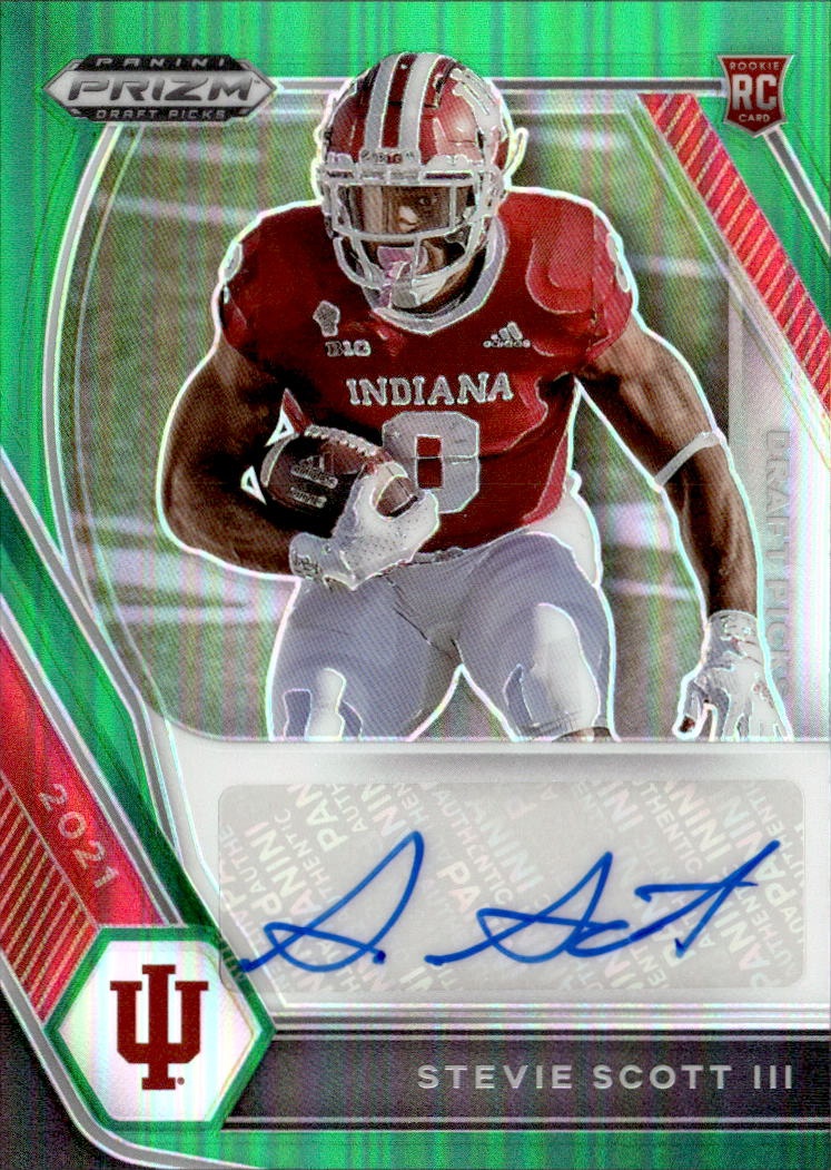 2021 Prizm Draft Picks Stevie Scott III graded slab